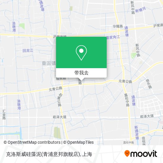 克洛斯威硅藻泥(青浦意邦旗舰店)地图