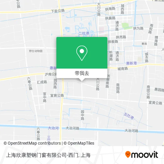 上海欣康塑钢门窗有限公司-西门地图