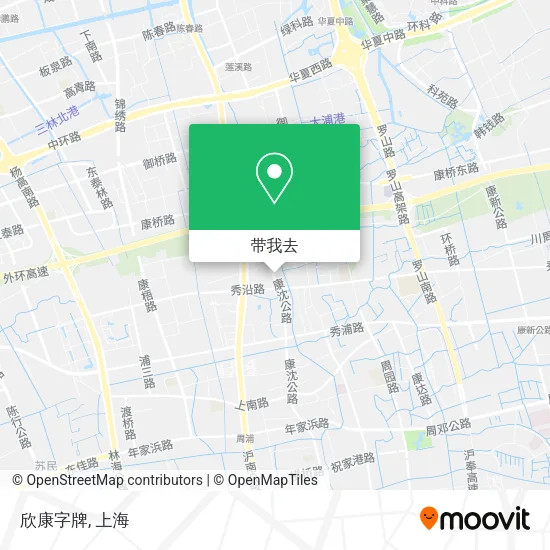 欣康字牌地图