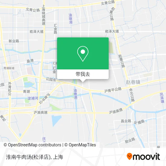 淮南牛肉汤(松泽店)地图