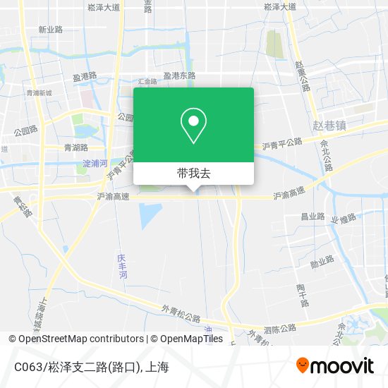 C063/崧泽支二路(路口)地图