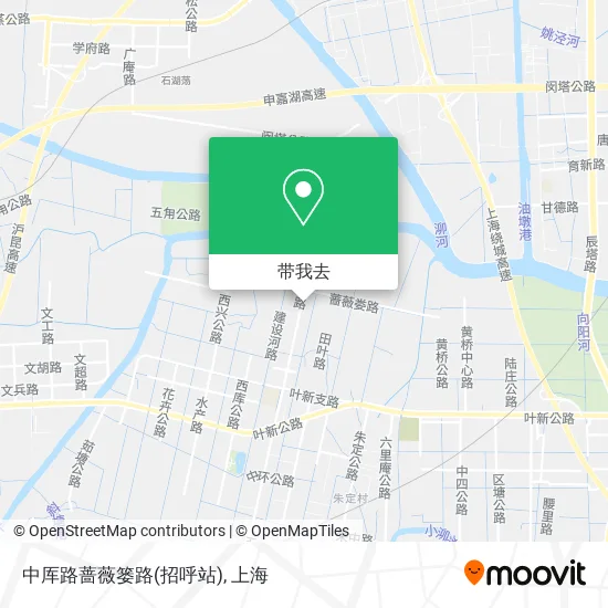 中厍路蔷薇篓路(招呼站)地图