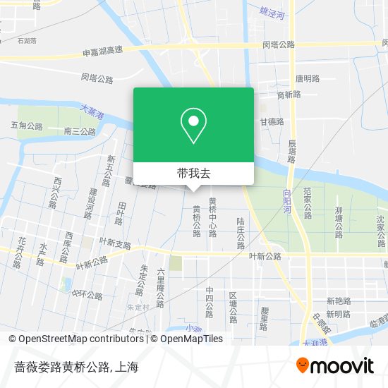 蔷薇娄路黄桥公路地图