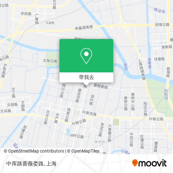 中厍路蔷薇娄路地图