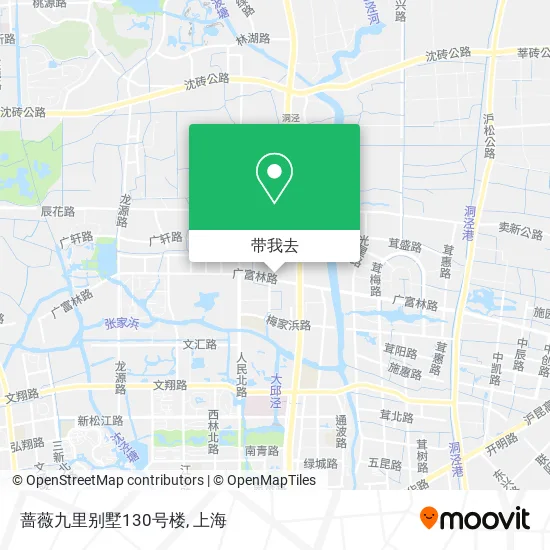 蔷薇九里别墅130号楼地图