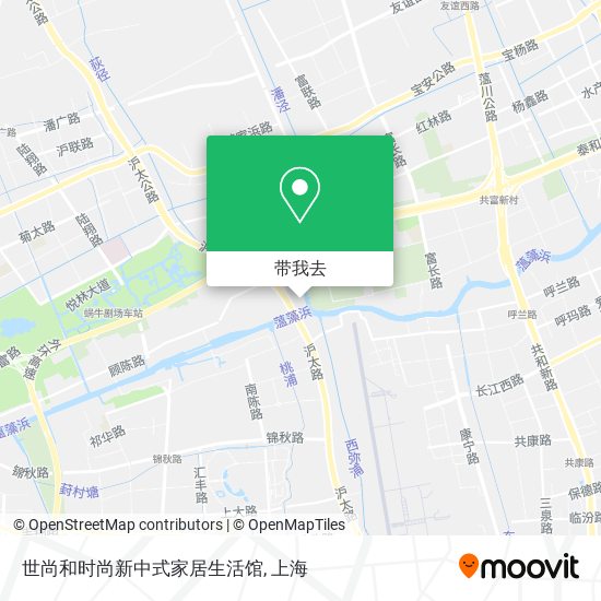 世尚和时尚新中式家居生活馆地图