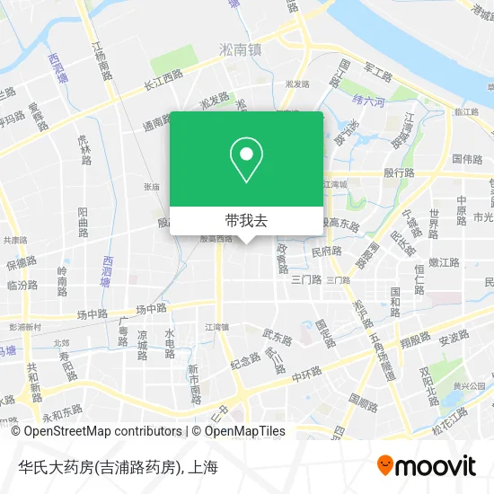 华氏大药房(吉浦路药房)地图