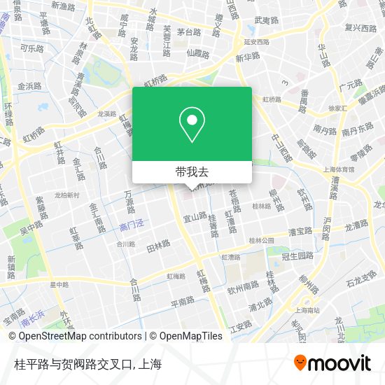 桂平路与贺阀路交叉口地图