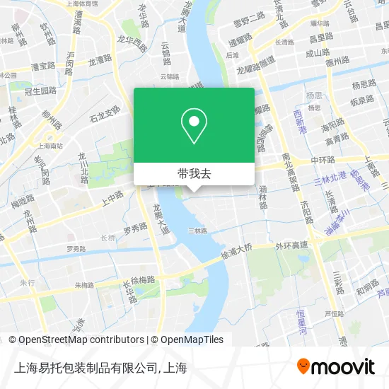 上海易托包装制品有限公司地图