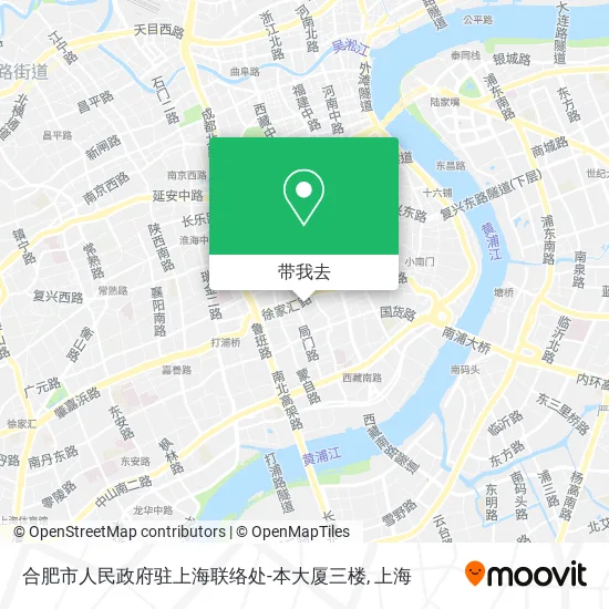合肥市人民政府驻上海联络处-本大厦三楼地图