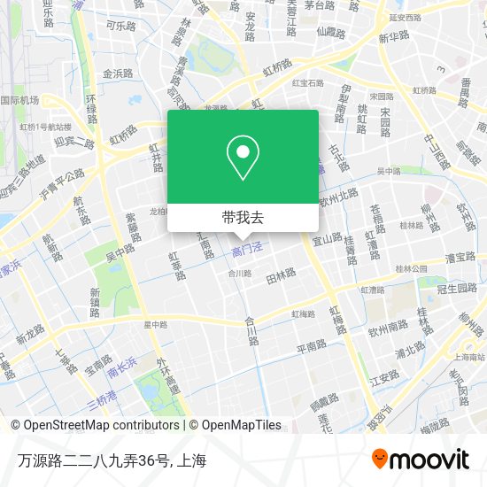 万源路二二八九弄36号地图