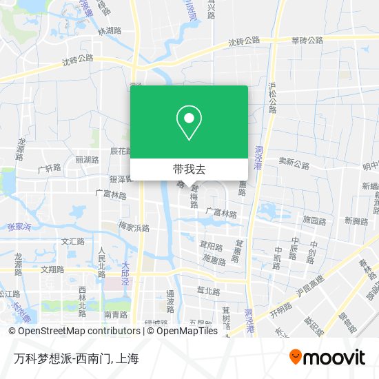 万科梦想派-西南门地图