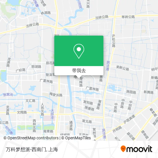 万科梦想派-西南门地图