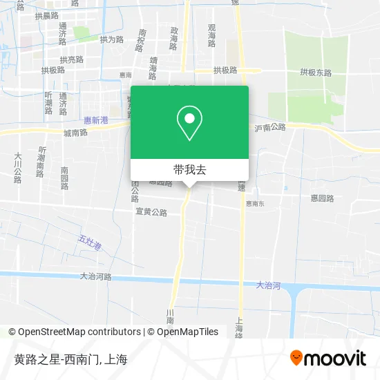 黄路之星-西南门地图