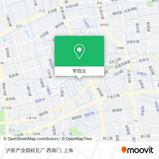 泸新产业园砖瓦厂-西南门地图