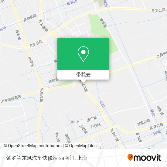 紫罗兰东风汽车快修站-西南门地图