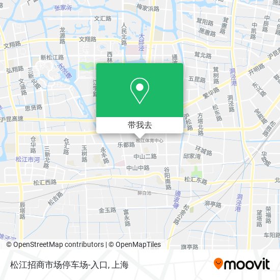 松江招商市场停车场-入口地图