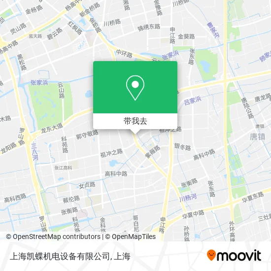 上海凯蝶机电设备有限公司地图