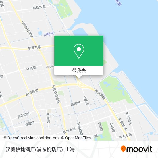 汉庭快捷酒店(浦东机场店)地图