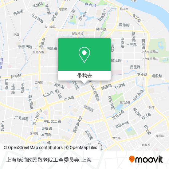 上海杨浦政民敬老院工会委员会地图