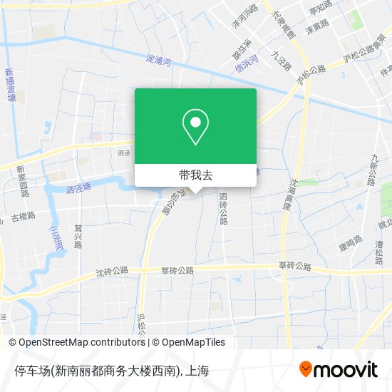 停车场(新南丽都商务大楼西南)地图