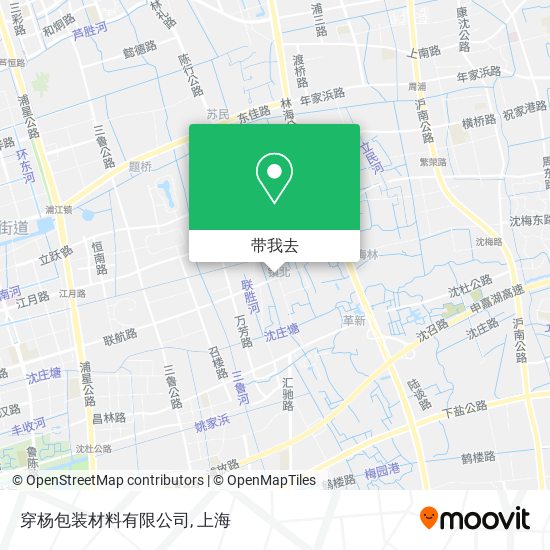 穿杨包装材料有限公司地图