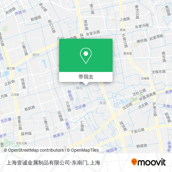 上海壹诚金属制品有限公司-东南门地图