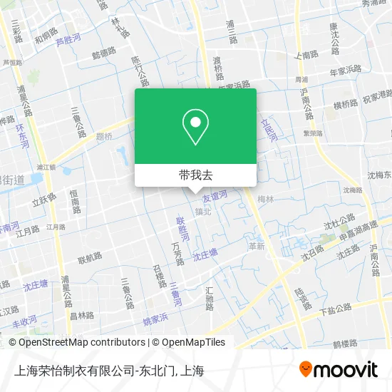 上海荣怡制衣有限公司-东北门地图