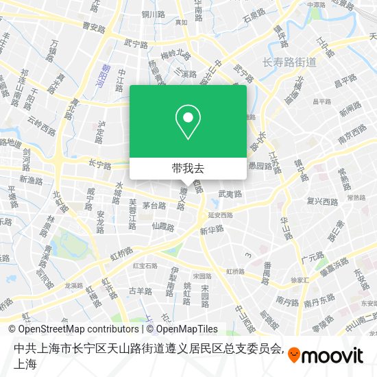 中共上海市长宁区天山路街道遵义居民区总支委员会地图