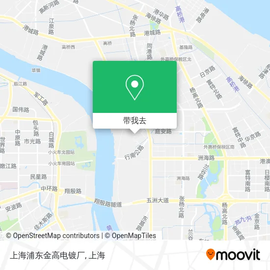 上海浦东金高电镀厂地图