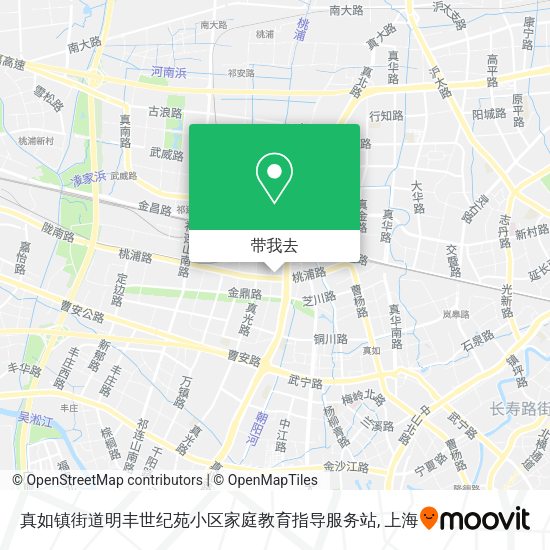 真如镇街道明丰世纪苑小区家庭教育指导服务站地图