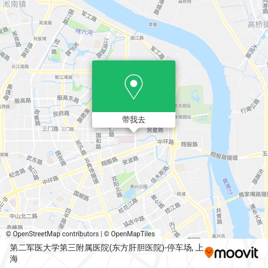 第二军医大学第三附属医院(东方肝胆医院)-停车场地图