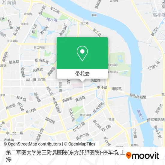 第二军医大学第三附属医院(东方肝胆医院)-停车场地图