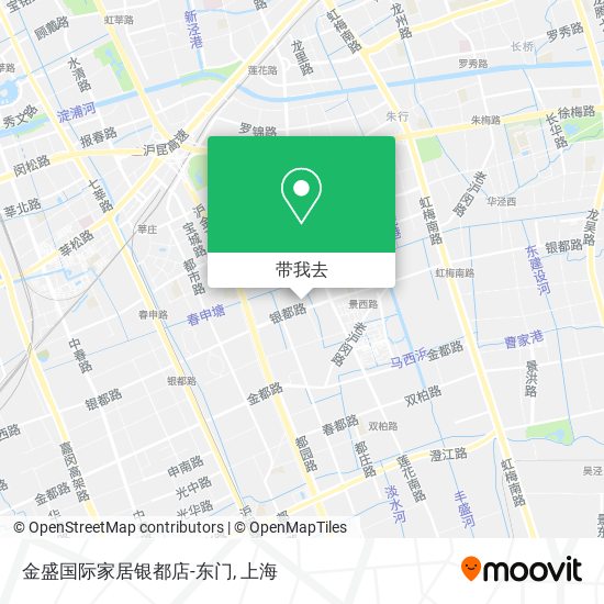 金盛国际家居银都店-东门地图