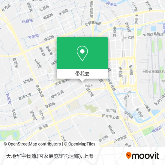 天地华宇物流(国家展览馆托运部)地图