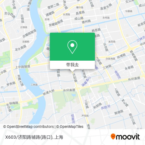 X603/济阳路辅路(路口)地图