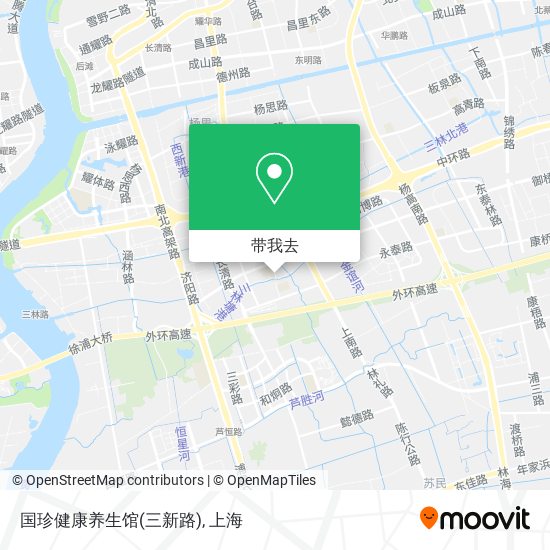 国珍健康养生馆(三新路)地图