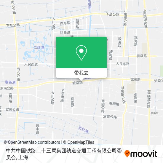 中共中国铁路二十三局集团轨道交通工程有限公司委员会地图