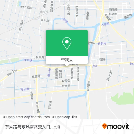 东风路与东风南路交叉口地图