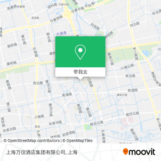 上海万信酒店集团有限公司地图