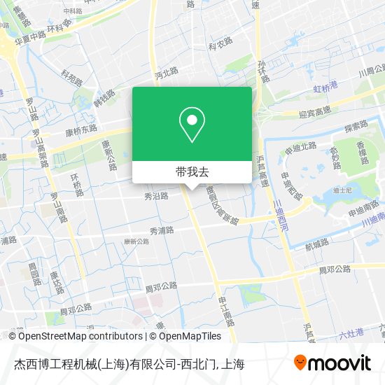 杰西博工程机械(上海)有限公司-西北门地图