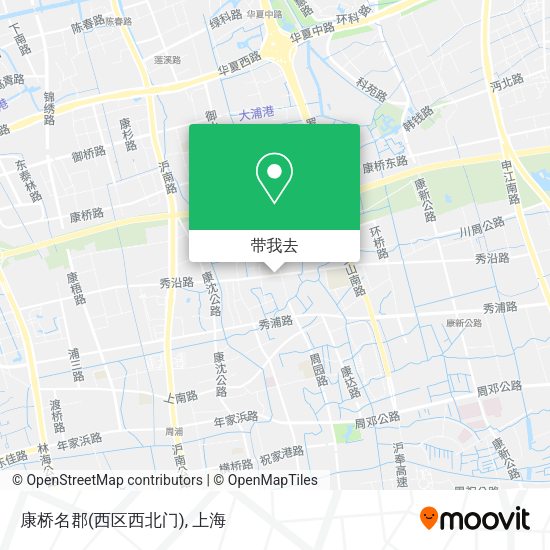 康桥名郡(西区西北门)地图
