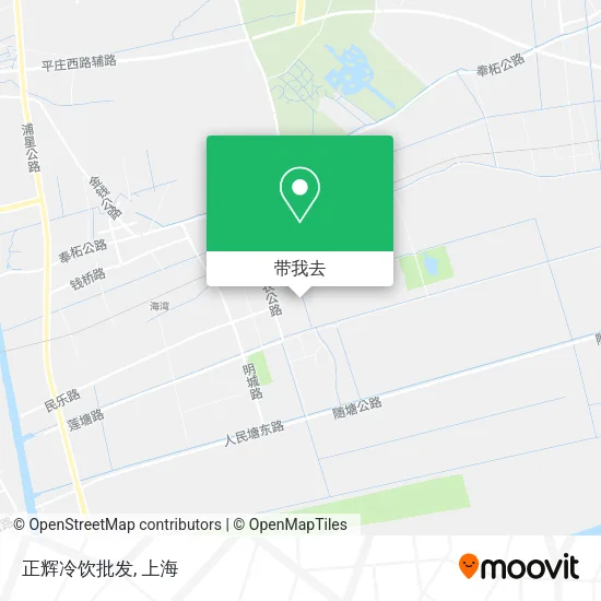 正辉冷饮批发地图