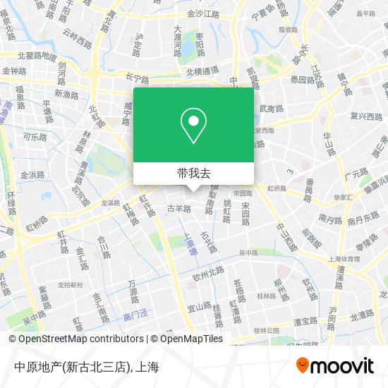 中原地产(新古北三店)地图
