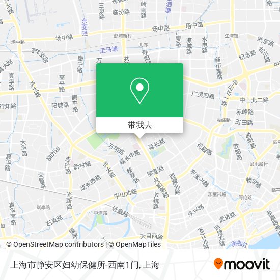 上海市静安区妇幼保健所-西南1门地图