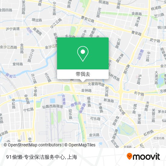 91偷懒-专业保洁服务中心地图