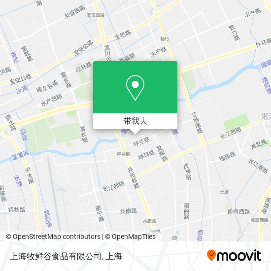 上海牧鲜谷食品有限公司地图