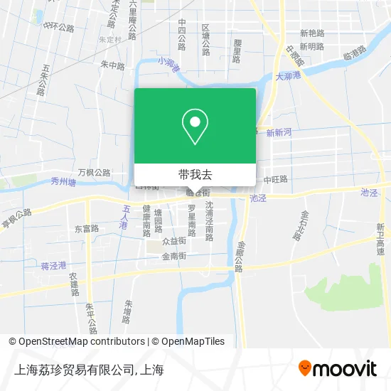 上海荔珍贸易有限公司地图