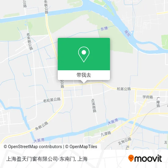 上海盈天门窗有限公司-东南门地图