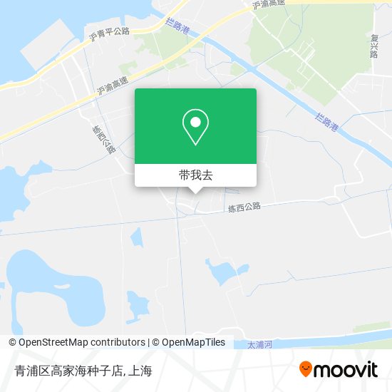 青浦区高家海种子店地图